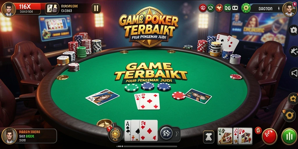 Gameplay seru dalam aplikasi Poker 116X dengan grafis menarik.