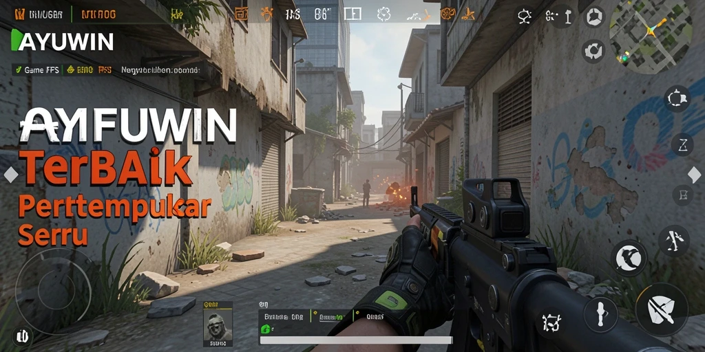 Tampilan gameplay AYUWIN yang intens dan mendebarkan.