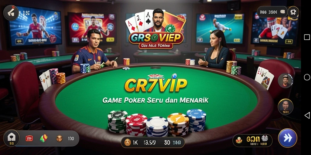 Tampilan screenshot <strong>CR7VIP</strong> menampilkan gameplay Poker yang menarik.