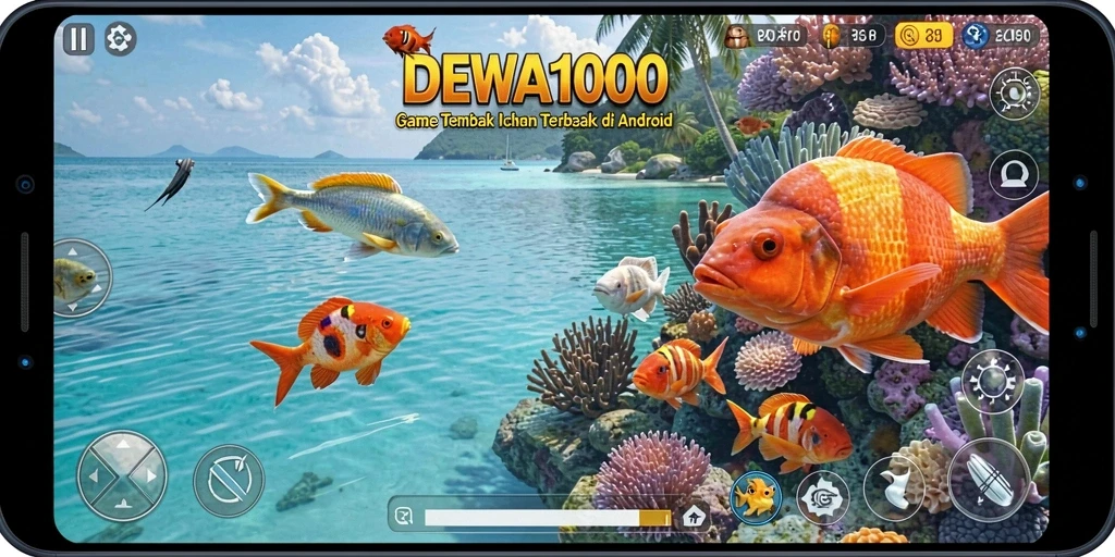 Tampilan gameplay seru dan menegangkan di DEWA1000.