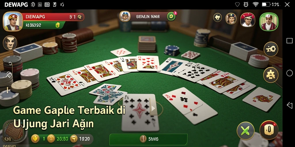 Tampilan gameplay DEWAPG dengan antarmuka yang menarik dan interaktif.