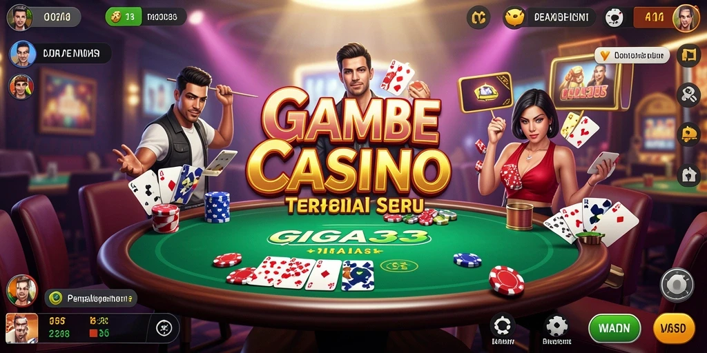 Gameplay seru GIGA33 dalam Live Casino dengan dealer langsung.