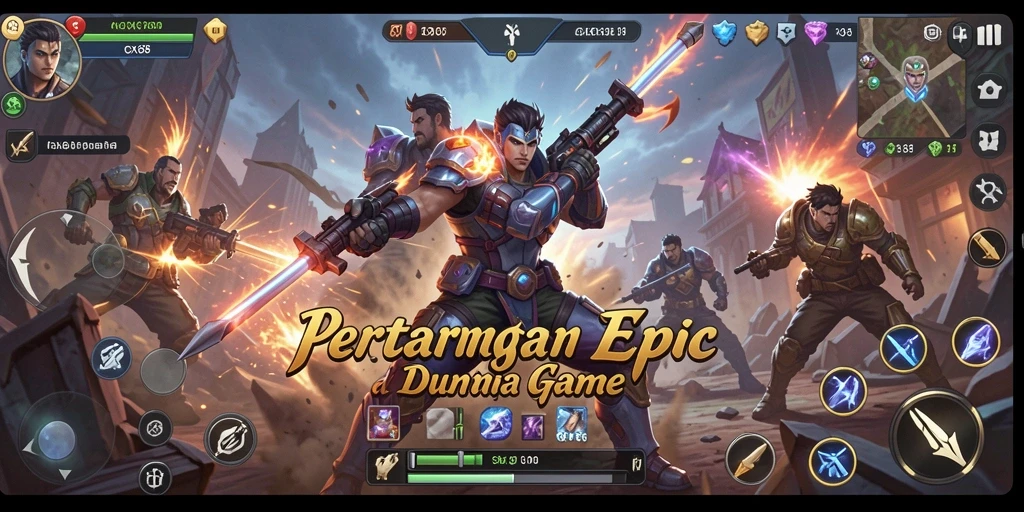 Gameplay seru GX88 dengan aksi pertarungan yang mendebarkan.
