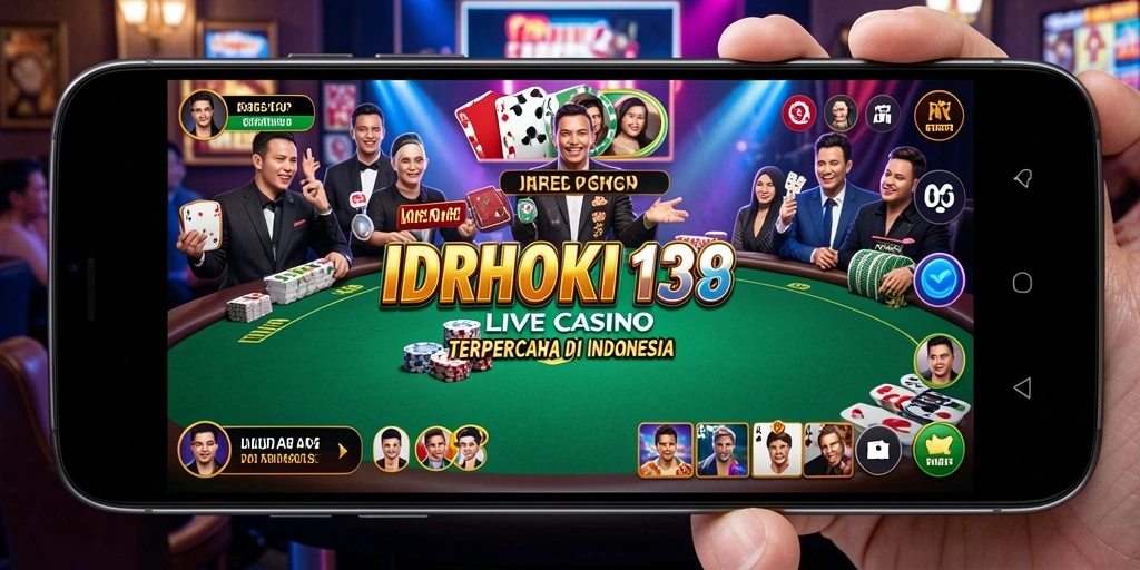 Tampilan gameplay IDRHOKI138 yang menarik dan interaktif di Live Casino.