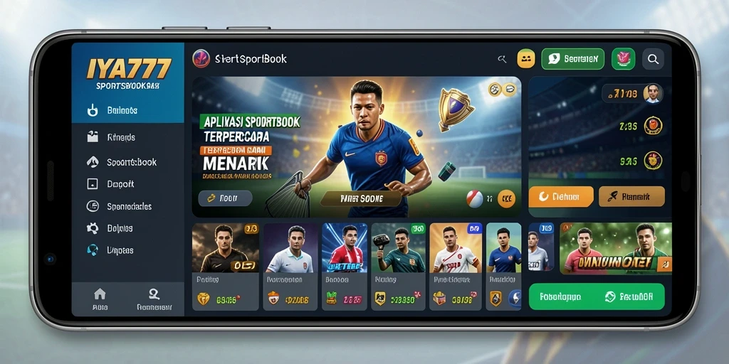 Tampilan menarik dari gameplay aplikasi Sportsbook IYA777.