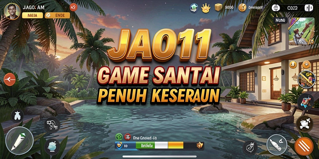 Screenshot gameplay JAGO11 yang seru dan penuh warna.