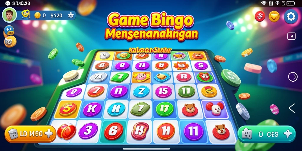 Tampilan permainan Bingo yang menarik dan interaktif di KAGANDAN.