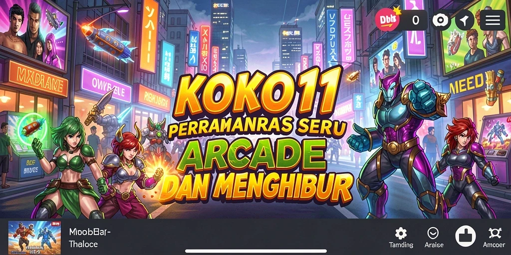 Tampilan menarik permainan KOKO11 yang penuh aksi.