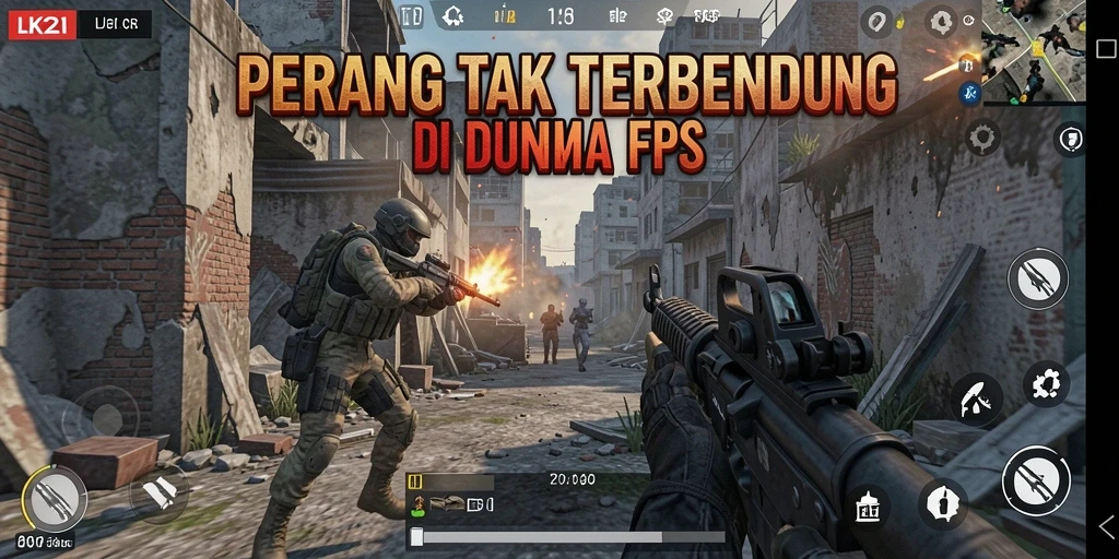 Tampilan gameplay LK21 yang menegangkan dan penuh aksi.