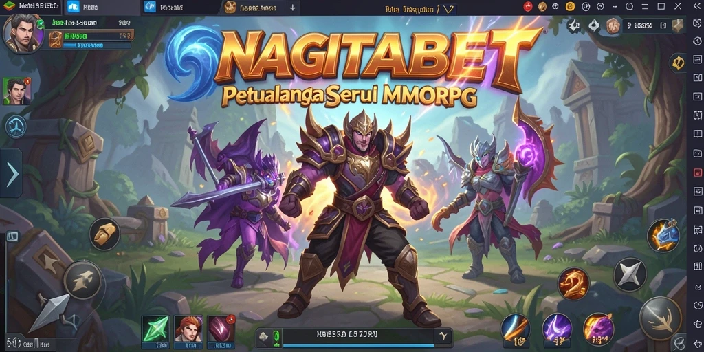 Screenshot gameplay NAGITABET memperlihatkan aksi seru di dunia MMORPG.