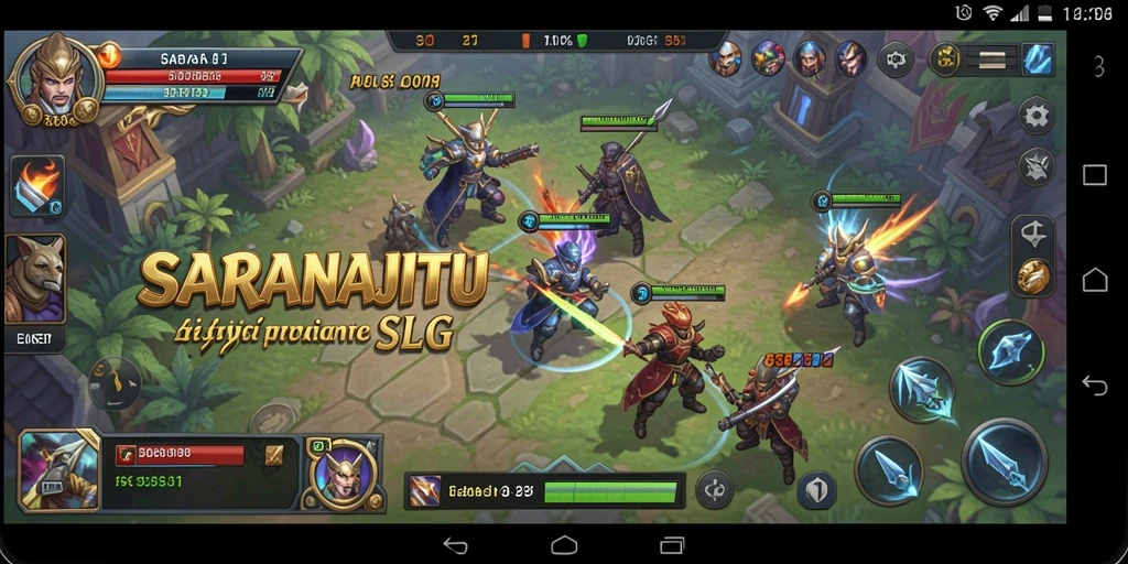 Tampilan gameplay menarik dengan strategi dan aksi pertempuran.