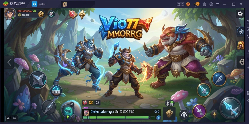 Screenshot VIO77 menampilkan aksi seru dalam petualangan MMORPG.