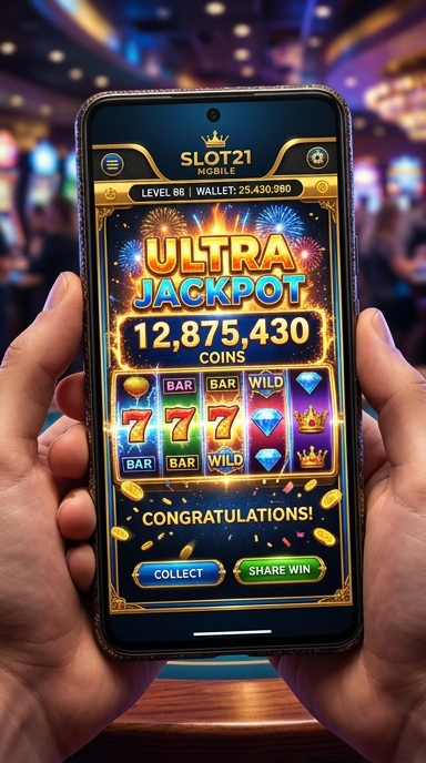 Tampilan antarmuka pengguna slot21 yang menarik dan intuitif.